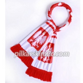 Polska Mistrzostwa Świata 2018 Szalik Biały Czerwony